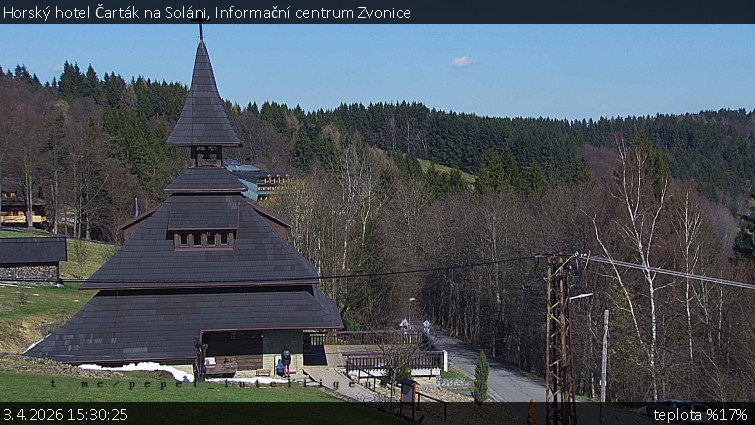 Horský hotel Čarták na Soláni - Informační centrum Zvonice - 3.4.2026 v 15:30