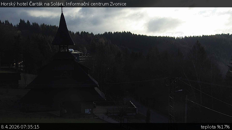 Horský hotel Čarták na Soláni - Informační centrum Zvonice - 8.4.2026 v 07:35