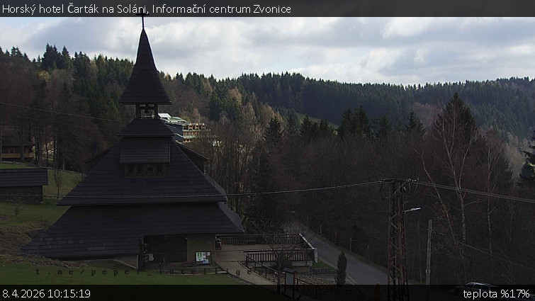 Horský hotel Čarták na Soláni - Informační centrum Zvonice - 8.4.2026 v 10:15