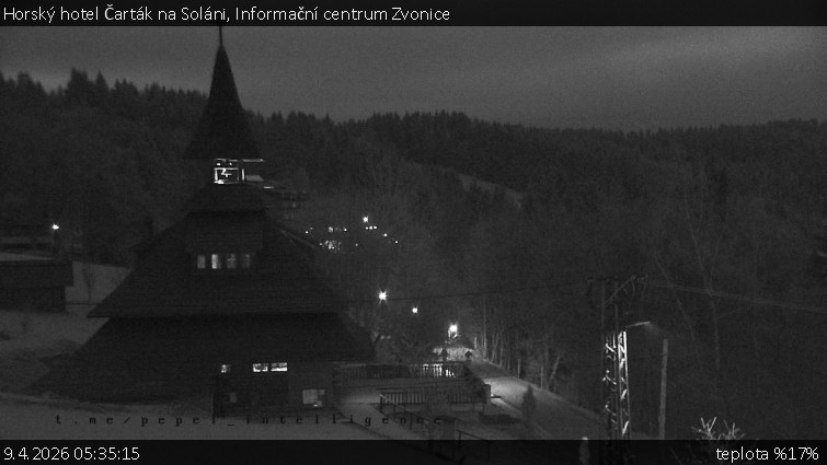 Horský hotel Čarták na Soláni - Informační centrum Zvonice - 9.4.2026 v 05:35