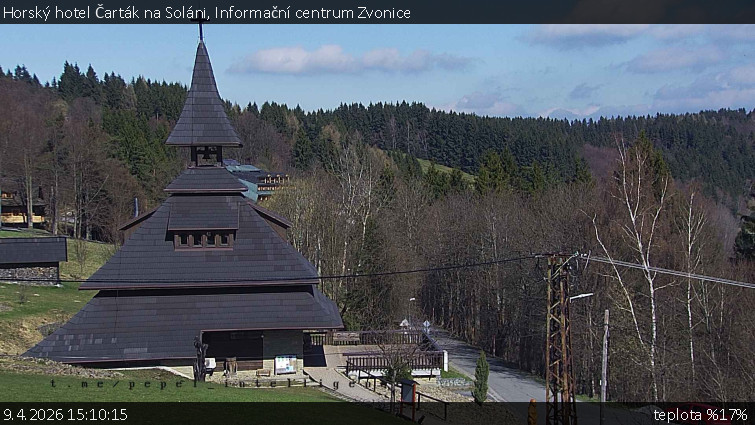Horský hotel Čarták na Soláni - Informační centrum Zvonice - 9.4.2026 v 15:10