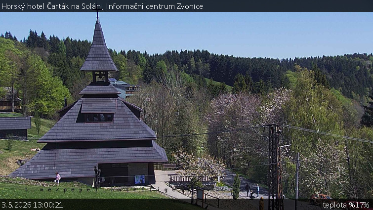 Horský hotel Čarták na Soláni - Informační centrum Zvonice - 3.5.2026 v 13:00