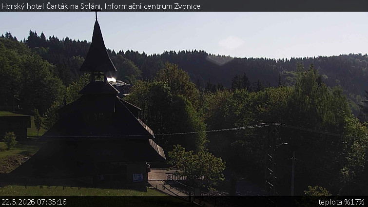 Horský hotel Čarták na Soláni - Informační centrum Zvonice - 22.5.2026 v 07:35