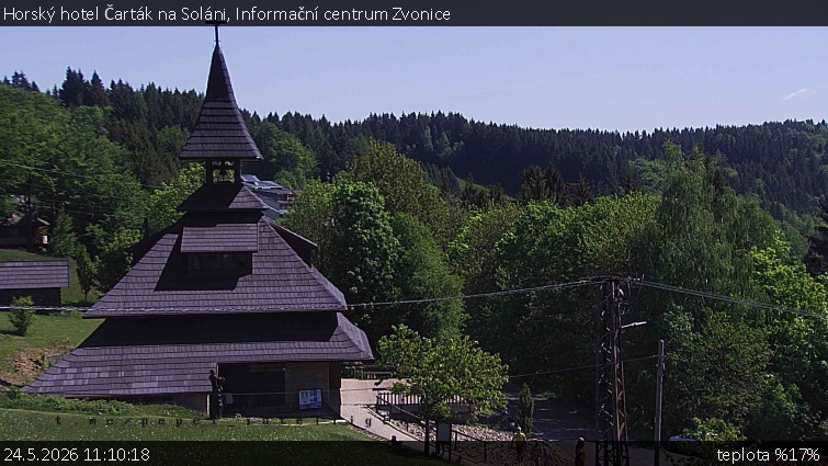Horský hotel Čarták na Soláni - Informační centrum Zvonice - 24.5.2026 v 11:10