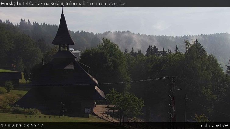 Horský hotel Čarták na Soláni - Informační centrum Zvonice - 17.8.2026 v 08:55