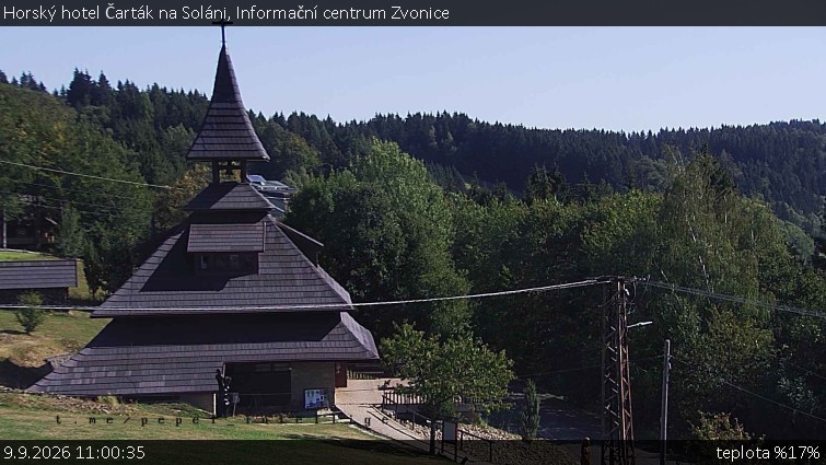 Horský hotel Čarták na Soláni - Informační centrum Zvonice - 9.9.2026 v 11:00