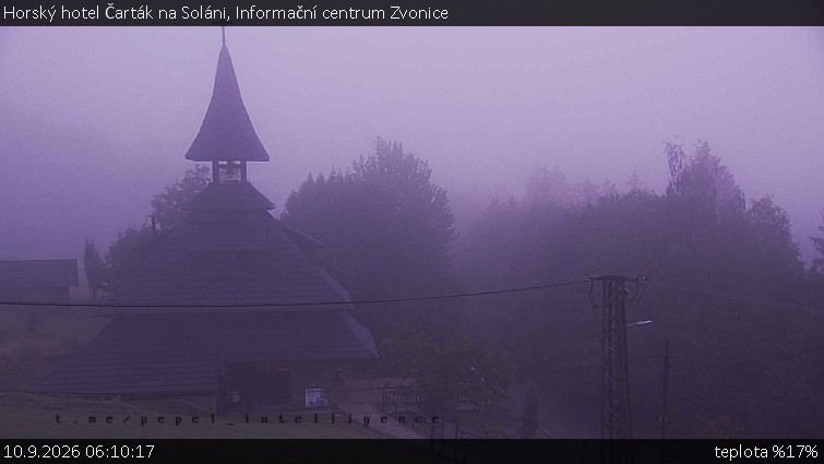Horský hotel Čarták na Soláni - Informační centrum Zvonice - 10.9.2026 v 06:10