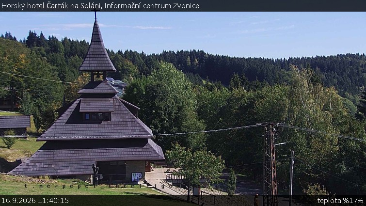 Horský hotel Čarták na Soláni - Informační centrum Zvonice - 16.9.2026 v 11:40