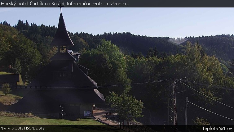 Horský hotel Čarták na Soláni - Informační centrum Zvonice - 19.9.2026 v 08:45