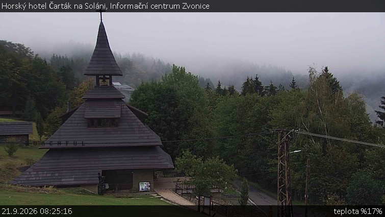 Horský hotel Čarták na Soláni - Informační centrum Zvonice - 21.9.2026 v 08:25