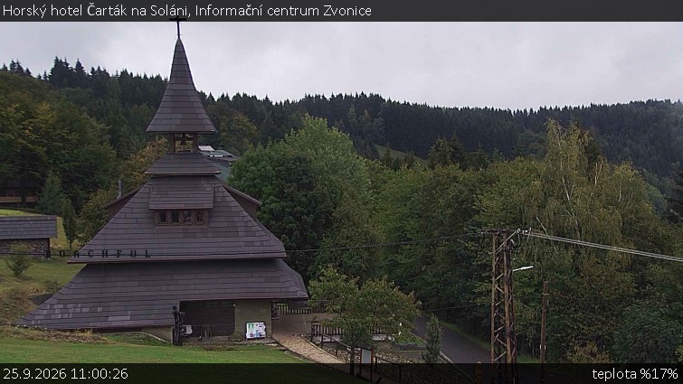 Horský hotel Čarták na Soláni - Informační centrum Zvonice - 25.9.2026 v 11:00