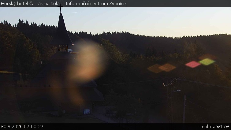 Horský hotel Čarták na Soláni - Informační centrum Zvonice - 30.9.2026 v 07:00
