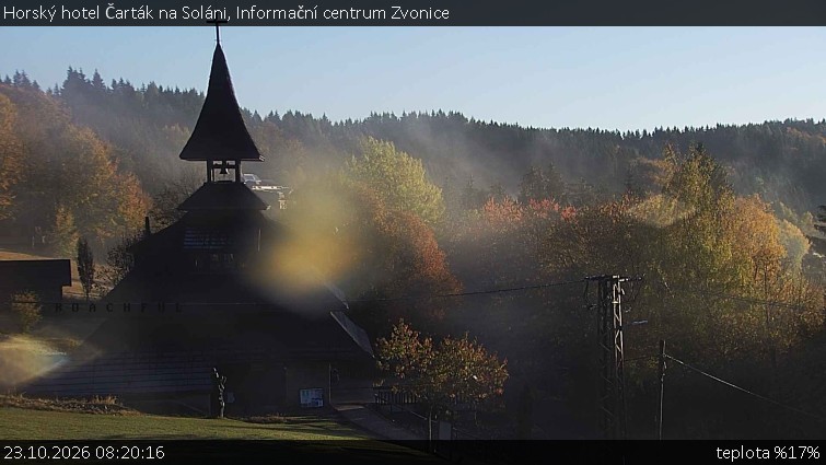 Horský hotel Čarták na Soláni - Informační centrum Zvonice - 23.10.2026 v 08:20