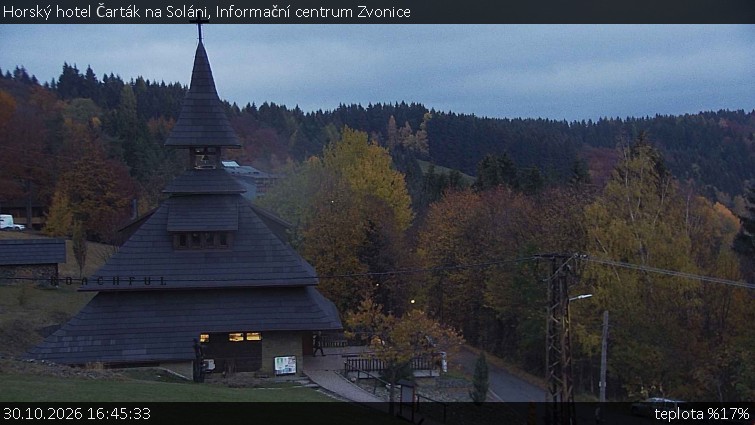 Čarták Mountain Hotel in Soláň - Information Center Bell Tower - 30.10.2026 v 16:45