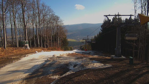 Skiareál - Skipark Filipovice - Horní stanice Lanové dráhy - 14.3.2026 v 08:45