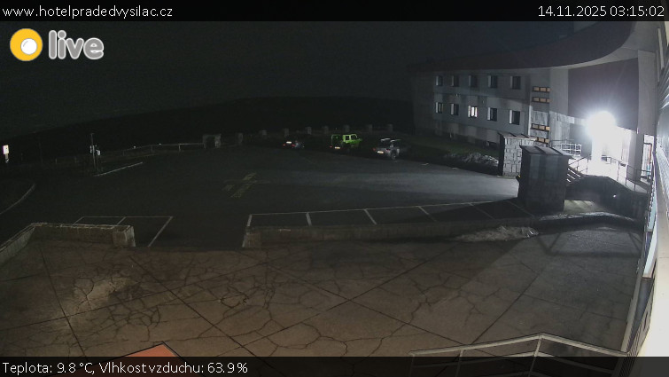 Praděd - Vysílač - Praděd - Vysílač - Hlavní vchod - 14.11.2025 v 03:15