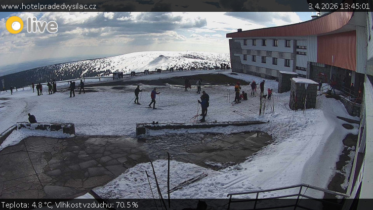 Praděd - Vysílač - Praděd - Vysílač - Hlavní vchod - 3.4.2026 v 13:45