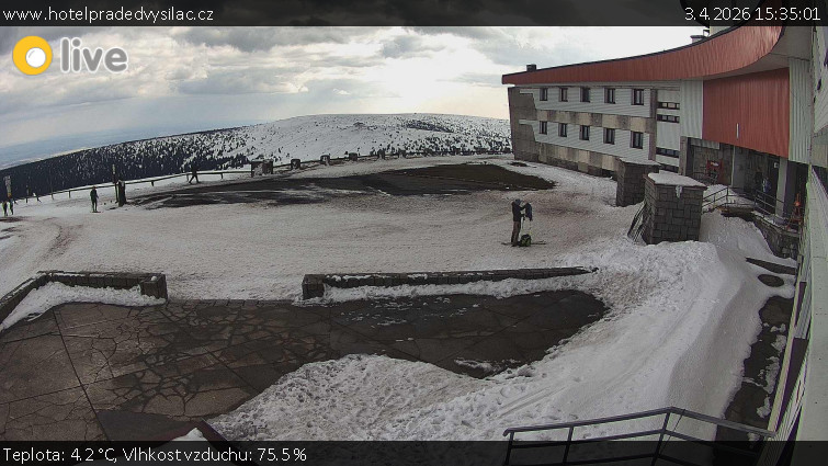 Praděd - Vysílač - Praděd - Vysílač - Hlavní vchod - 3.4.2026 v 15:35