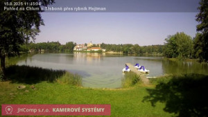 Městys Chlum u Třeboně - Rybník Hejtman - 15.8.2025 v 11:45