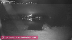 Městys Chlum u Třeboně - Rybník Hejtman - 15.11.2025 v 03:45 Městys Chlum u Třeboně - Rybník Hejtman - 15.11.2025 v 03:45