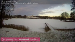 Městys Chlum u Třeboně - Rybník Hejtman - 30.12.2025 v 08:15