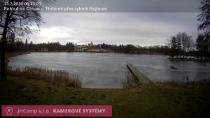 Městys Chlum u Třeboně - Rybník Hejtman - 13.2.2026 v 08:45