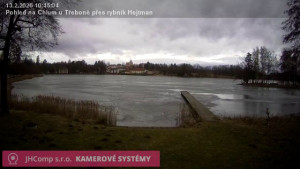Městys Chlum u Třeboně - Rybník Hejtman - 13.2.2026 v 10:45