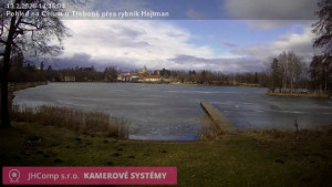 Městys Chlum u Třeboně - Rybník Hejtman - 13.2.2026 v 14:45