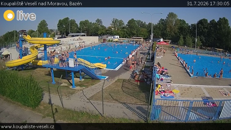 Koupaliště Veselí nad Moravou - Bazén - 31.7.2026 v 17:30
