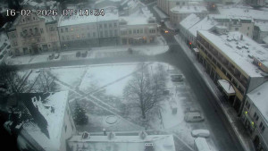 Město Humpolec - Horní náměstí - 16.2.2026 v 07:15