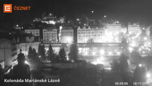 Město Mariánské Lázně - Kolonáda - 18.11.2025 v 06:00 Město Mariánské Lázně - Kolonáda - 18.11.2025 v 06:00