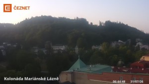 Město Mariánské Lázně - Kolonáda - 31.7.2026 v 06:45 Město Mariánské Lázně - Kolonáda - 31.7.2026 v 06:45