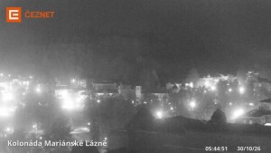 Stadt Marienbad - Kolonnade - 30.10.2026 v 05:45 Stadt Marienbad - Kolonnade - 30.10.2026 v 05:45