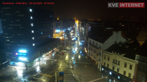 Město Pardubice - Třída Míru - 5.12.2025 v 01:45