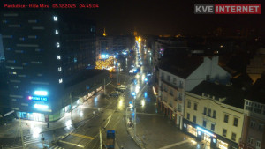 Město Pardubice - Třída Míru - 5.12.2025 v 04:45