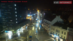 Město Pardubice - Třída Míru - 5.12.2025 v 05:45