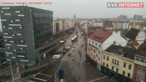 Město Pardubice - Třída Míru - 5.12.2025 v 11:15 Město Pardubice - Třída Míru - 5.12.2025 v 11:15