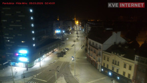 Město Pardubice - Třída Míru - 9.3.2026 v 02:45