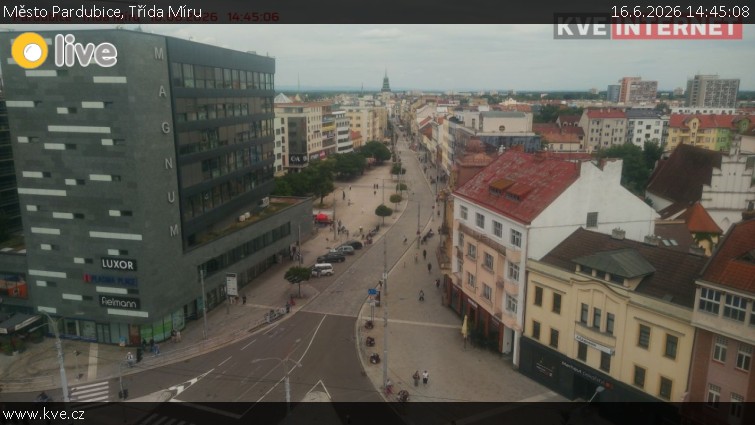 Město Pardubice - Třída Míru - 16.6.2026 v 14:45