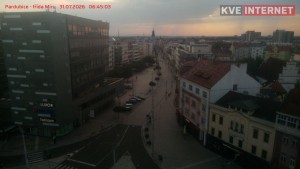 Město Pardubice - Třída Míru - 31.7.2026 v 06:45 Město Pardubice - Třída Míru - 31.7.2026 v 06:45