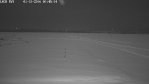 Letiště Cheb - Pojezdová dráha, Runway - 1.2.2026 v 06:45