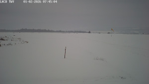 Letiště Cheb - Pojezdová dráha, Runway - 1.2.2026 v 07:45