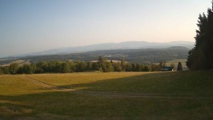 Zvičina - Blick nach Norden, Riesengebirge - 31.7.2026 v 07:45 Zvičina - Blick nach Norden, Riesengebirge - 31.7.2026 v 07:45