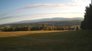 Zvičina - Widok na północ, Karkonosze - 8.8.2026 v 06:45 Zvičina - Widok na północ, Karkonosze - 8.8.2026 v 06:45