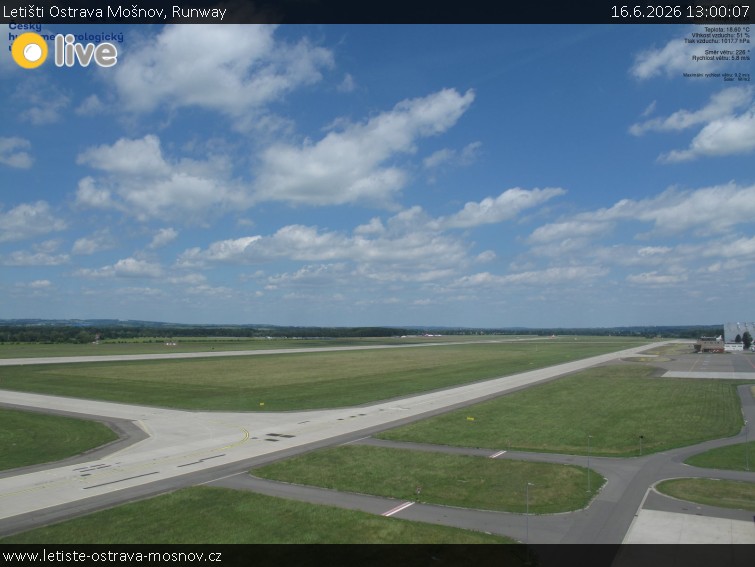 Letišti Ostrava Mošnov - Runway - 16.6.2026 v 13:00