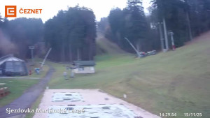 Skiareál Mariánky - Dolní stanice lanovky - 15.11.2025 v 14:30 Skiareál Mariánky - Dolní stanice lanovky - 15.11.2025 v 14:30