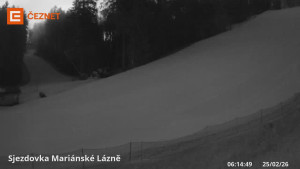 Skiareál Mariánky - Dolní stanice lanovky - 25.2.2026 v 06:15