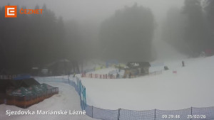 Skiareál Mariánky - Dolní stanice lanovky - 25.2.2026 v 09:30
