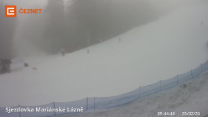 Skiareál Mariánky - Dolní stanice lanovky - 25.2.2026 v 09:45
