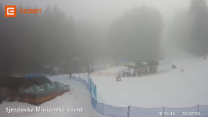 Skiareál Mariánky - Dolní stanice lanovky - 25.2.2026 v 10:15